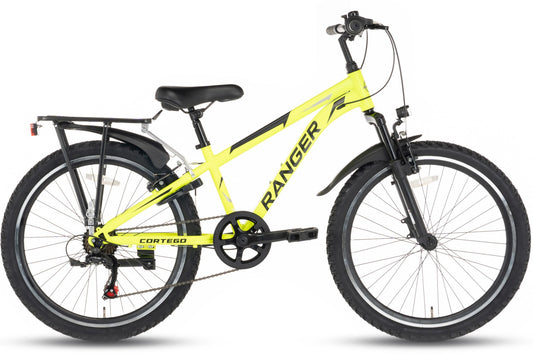 Cortego Ranger 7-speed Plus Jongensfiets 24 inch Fluogeel