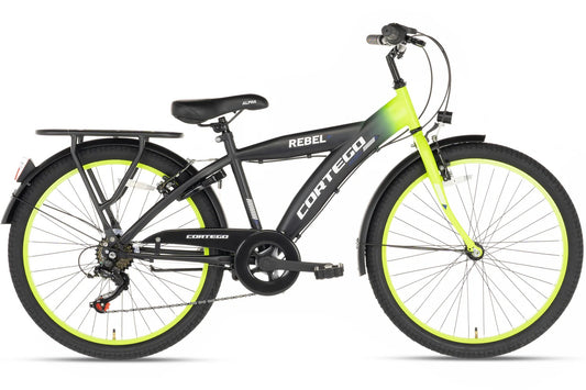 Cortego Rebel Jongensfiets 22 Inch Lime - 7 Versnellingen