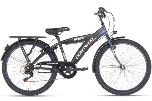 Cortego Rebel Jongensfiets 24 Inch Blauw - 7 Versnellingen