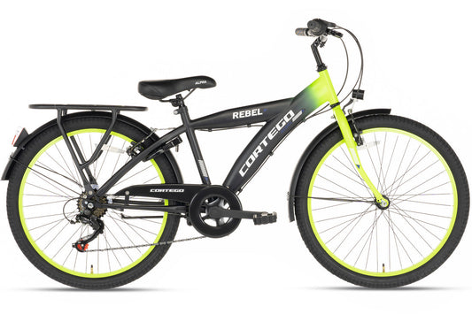 Cortego Rebel Jongensfiets 24 Inch Lime - 7 Versnellingen